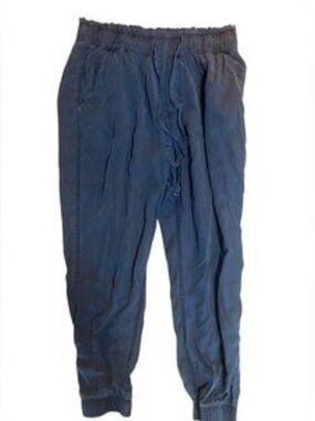 Women's Pants High Rise Jogger Elastic Waist and Hem Pockets Tapered Leg